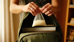 Stop een klein zakje rijst in je rugzak of handtas: waarom je dat zou moeten doen en wanneer het van pas kan komen